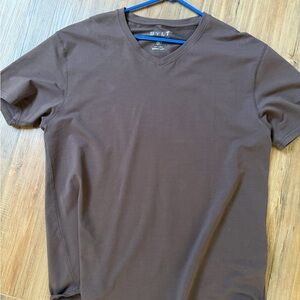 Bylt basics lux  Brown V-Neck Shirt XL
